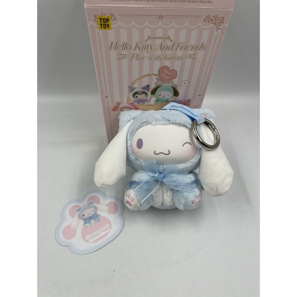 TOPTOY Sanrio Characters Play with Kittens Blind Box Plush Figure - Cinnamoroll